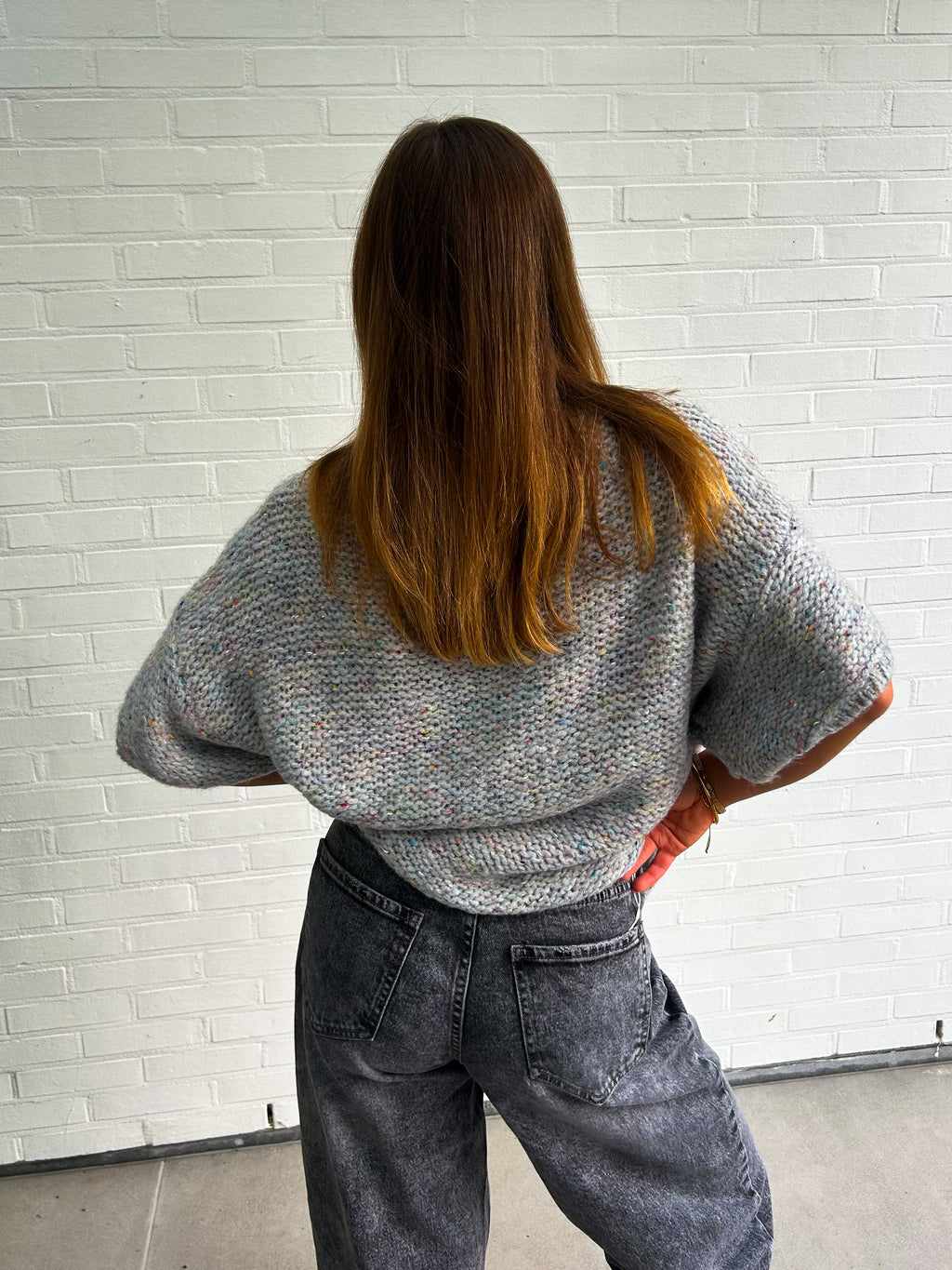 Speckle Knit Grey