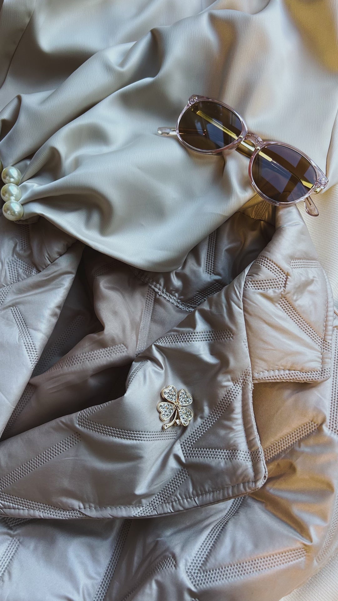 Sand Satin Gilet
